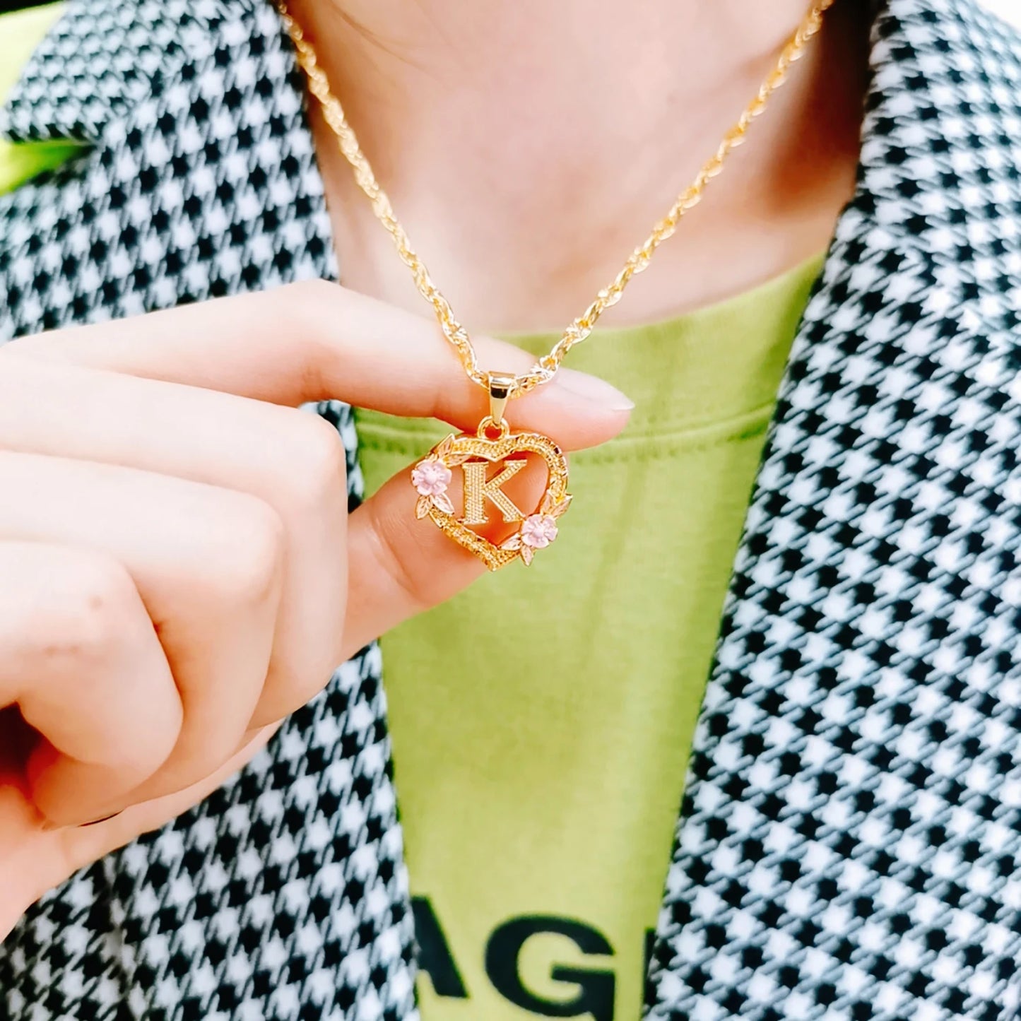 Family Love Initial Necklace