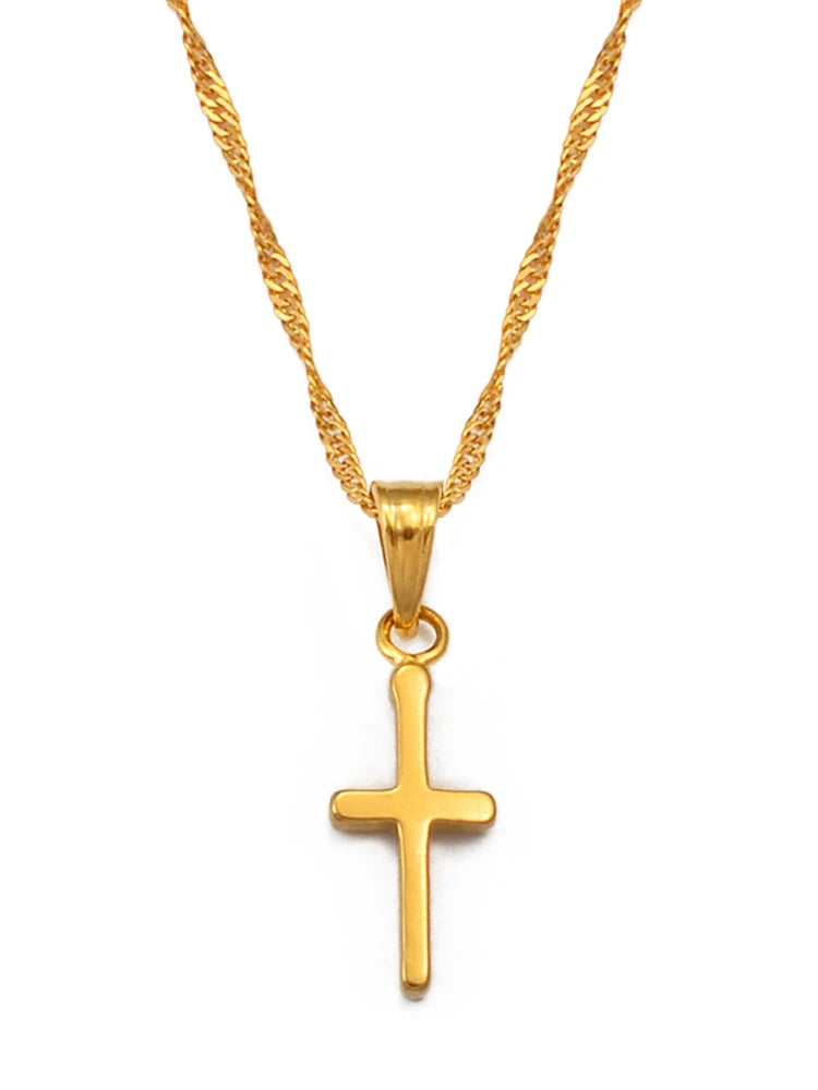 ✝️ Cross Necklace — Por tu fe, aún sigues de pie