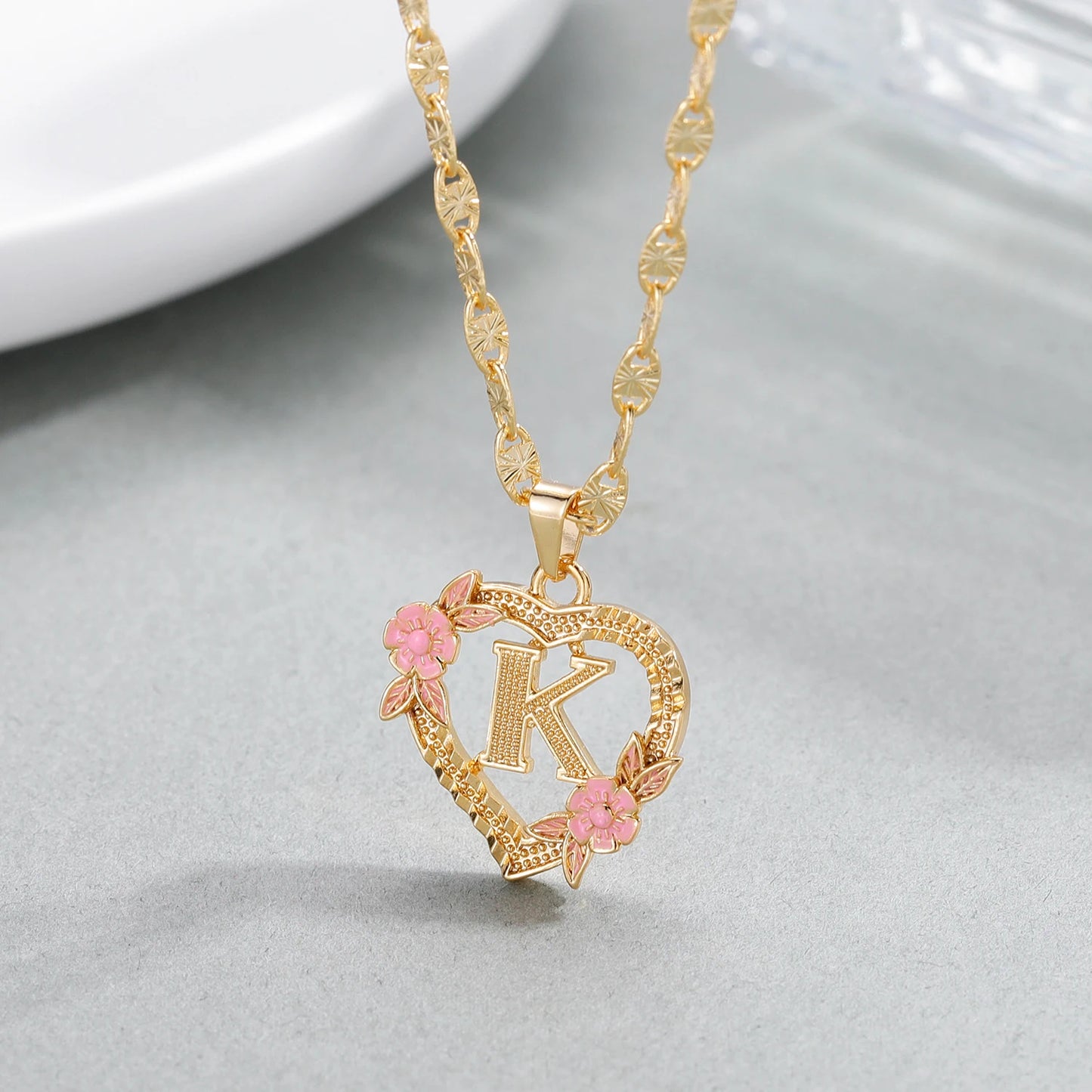 Family Love Initial Necklace