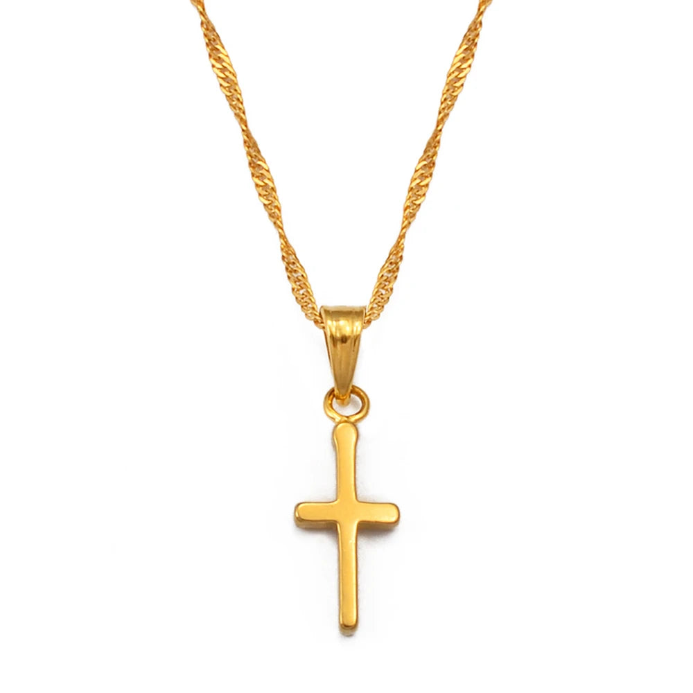 ✝️ Cross Necklace — Por tu fe, aún sigues de pie