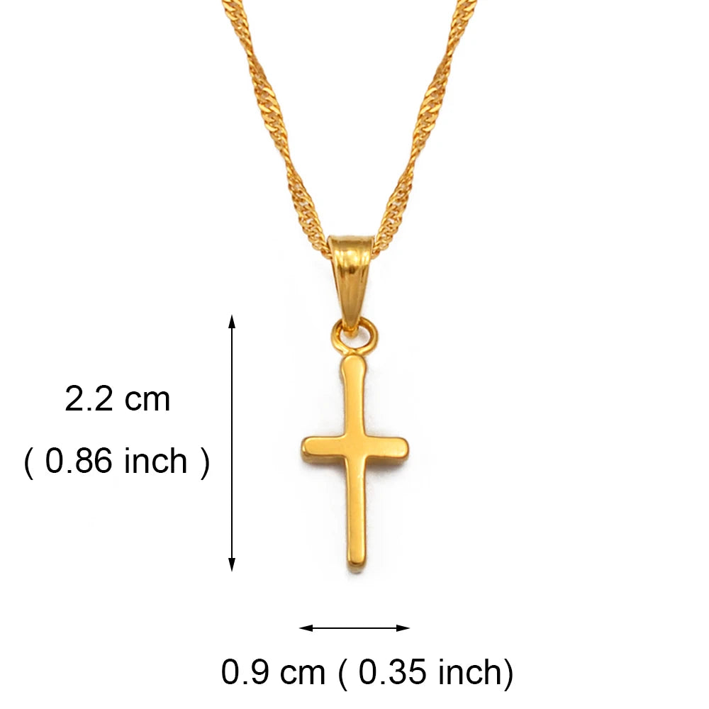 ✝️ Cross Necklace — Por tu fe, aún sigues de pie