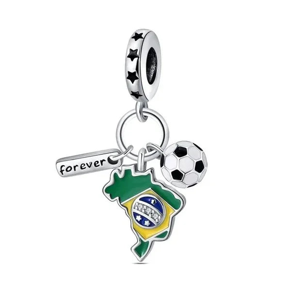 🌎 Flag Charm - Build Your Story