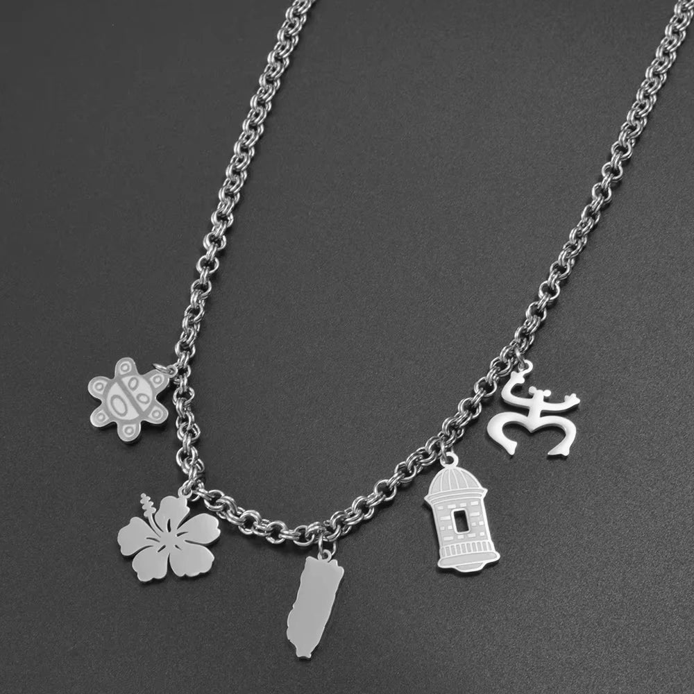 🇵🇷 Puerto Rican Heritage Necklace (SAVE 30%)
