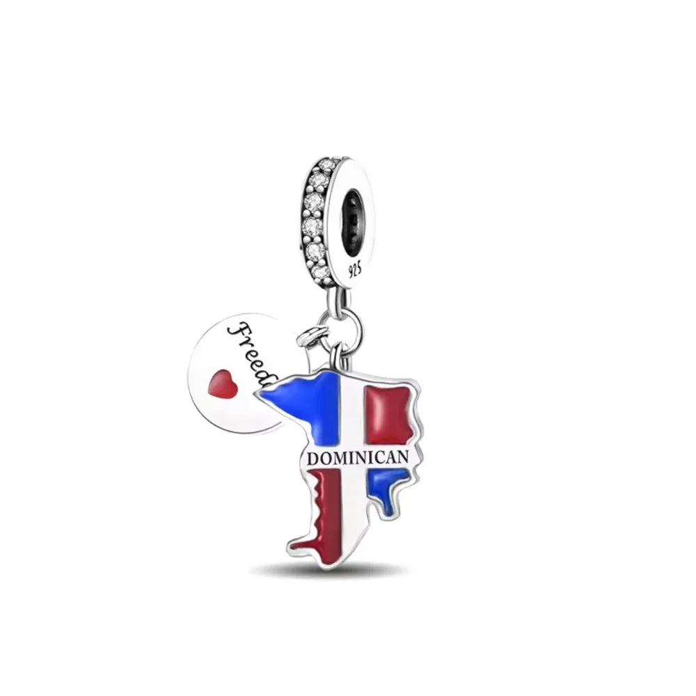 🌎 Flag Charm - Build Your Story