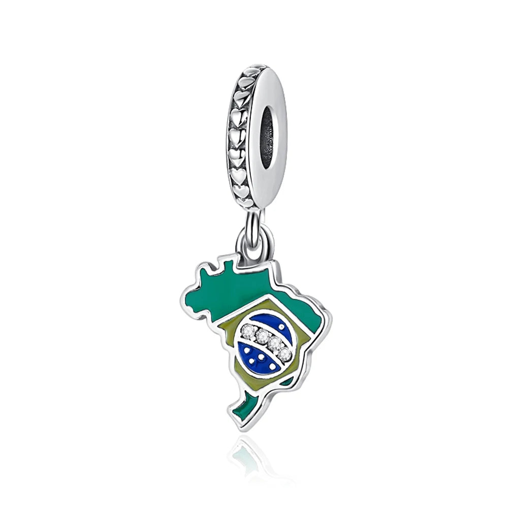 🌎 Flag Charm - Build Your Story