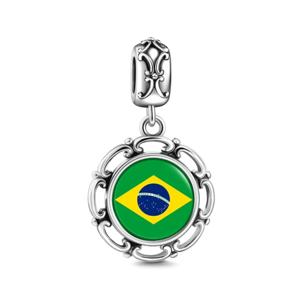 🌎 Flag Charm - Build Your Story