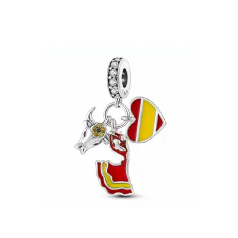 🌎 Flag Charm - Build Your Story