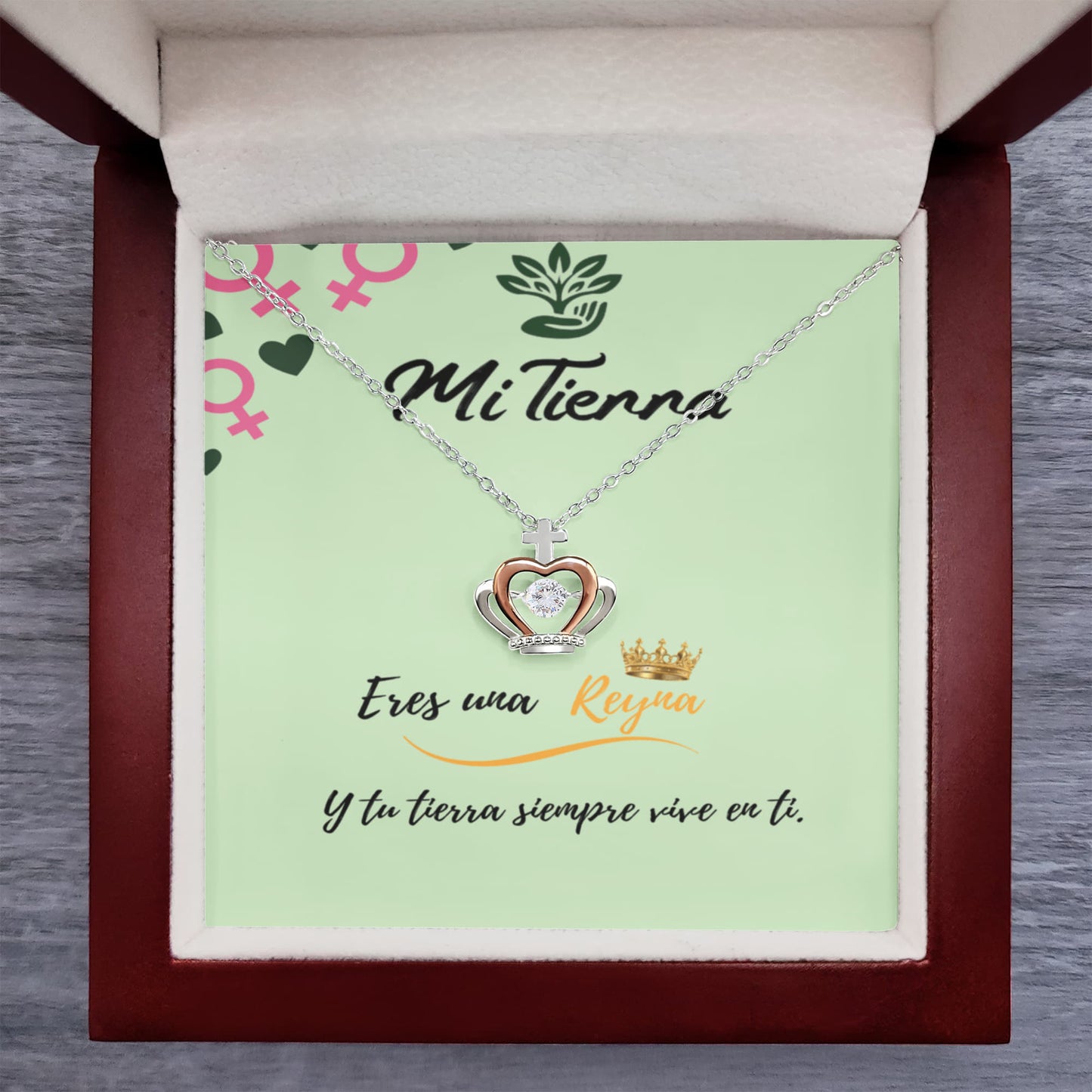Collar Reina Latina 👑 | Caja de Lujo Incluida